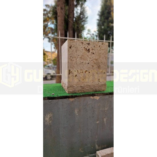 bej light traverten eskitme ve  Light mucarto