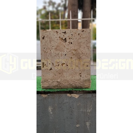 bej light traverten eskitme ve  Light mucarto