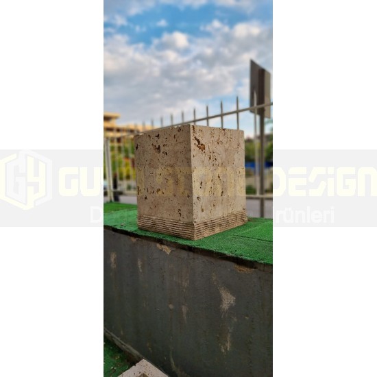 bej light traverten eskitme ve  Light mucarto